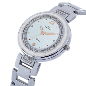 Maxima ATTIVO Women White Dial Analogue Watch - 60216BMLI